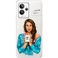 iSaprio Coffe Now pro Brunette pro Realme GT 2 Pro - Phone Cover