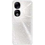 iSaprio Abstract Triangles 03 pro white for Honor 90 5G - Phone Cover