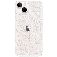 iSaprio Abstract Triangles 03 pro white pro iPhone 15 - Phone Cover