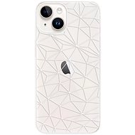 iSaprio Abstract Triangles 03 pro white pro iPhone 15 Plus - Phone Cover