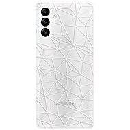 iSaprio Abstract Triangles 03 pro white pro Samsung Galaxy A04s - Phone Cover