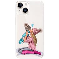 iSaprio Kissing Mom pro Blond and Boy pro iPhone 15 - Phone Cover