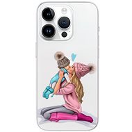 iSaprio Kissing Mom pro Blond and Boy pro iPhone 15 Pro - Phone Cover
