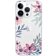 iSaprio Leaves and Flowers pro iPhone 15 Pro - Phone Cover