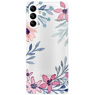 iSaprio Leaves and Flowers pro Samsung Galaxy A04s - Phone Cover
