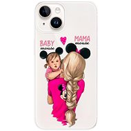 iSaprio Mama Mouse Blond and Girl pro iPhone 15 Plus - Phone Cover