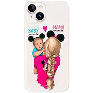 iSaprio Mama Mouse Blonde and Boy pro iPhone 15 - Phone Cover