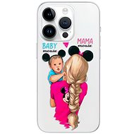 iSaprio Mama Mouse Blonde and Boy pro iPhone 15 Pro - Phone Cover