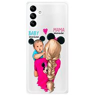 iSaprio Mama Mouse Blonde and Boy pro Samsung Galaxy A04s - Phone Cover