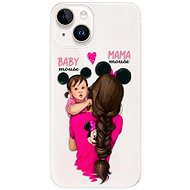 iSaprio Mama Mouse Brunette and Girl pro iPhone 15 Plus - Phone Cover
