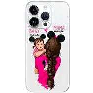 iSaprio Mama Mouse Brunette and Girl pro iPhone 15 Pro - Phone Cover