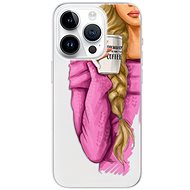 iSaprio My Coffe and Blond Girl pro iPhone 15 Pro - Phone Cover