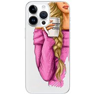 iSaprio My Coffe and Blond Girl pro iPhone 15 Pro Max - Phone Cover