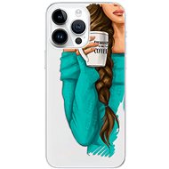 iSaprio My Coffe and Brunette Girl pro iPhone 15 Pro Max - Phone Cover