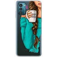 iSaprio My Coffe and Brunette Girl pro Nokia G11 / G21 - Phone Cover