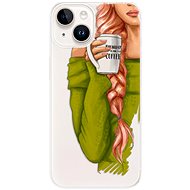 iSaprio My Coffe and Redhead Girl pro iPhone 15 - Phone Cover