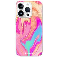 iSaprio Orange Liquid pro iPhone 15 Pro - Phone Cover