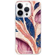 iSaprio Purple Leaves pro iPhone 15 Pro - Phone Cover