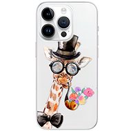 iSaprio Sir Giraffe pro iPhone 15 Pro - Phone Cover
