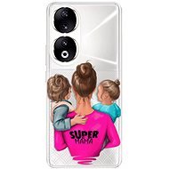 iSaprio Super Mama pro Boy and Girl pro Honor 90 5G - Phone Cover