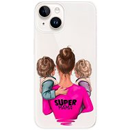 iSaprio Super Mama pro Two Boys pro iPhone 15 Plus - Phone Cover