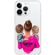 iSaprio Super Mama pro Two Boys pro iPhone 15 Pro Max - Phone Cover