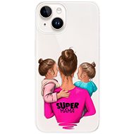 iSaprio Super Mama pro Two Girls pro iPhone 15 Plus - Phone Cover