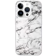 iSaprio White Marble 01 pro iPhone 15 Pro - Phone Cover