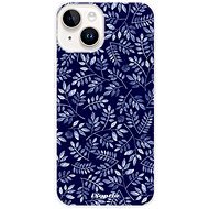 iSaprio Blue Leaves 05 pro iPhone 15 - Phone Cover