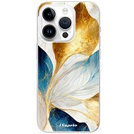 iSaprio Blue Leaves pro iPhone 15 Pro - Phone Cover