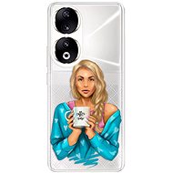 iSaprio Coffe Now pro Blond pro Honor 90 5G - Phone Cover