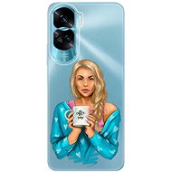 iSaprio Coffe Now pro Blond pro Honor 90 Lite 5G - Phone Cover