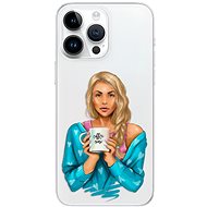 iSaprio Coffe Now pro Blond pro iPhone 15 Pro Max - Phone Cover