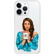 iSaprio Coffe Now pro Brunette pro iPhone 15 Pro Max - Phone Cover
