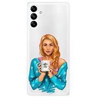 iSaprio Coffe Now pro Redhead pro Samsung Galaxy A04s - Phone Cover