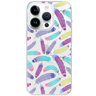 iSaprio Feather Pattern 01 pro iPhone 15 Pro - Phone Cover