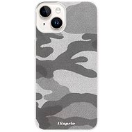 iSaprio Gray Camuflage 02 pro iPhone 15 - Phone Cover