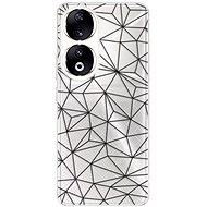 iSaprio Abstract Triangles 03 pro black pro Honor 90 5G - Phone Cover
