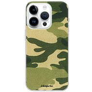 iSaprio Green Camuflage 01 pro iPhone 15 Pro - Phone Cover