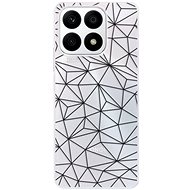 iSaprio Abstract Triangles 03 pro black pro Honor X8a - Phone Cover