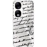 iSaprio Handwriting 01 pro black pro Honor 90 5G - Phone Cover
