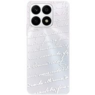 iSaprio Handwriting 01 white pre Honor X8a - Kryt na mobil