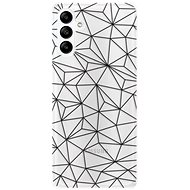 iSaprio Abstract Triangles 03 pro black pro Samsung Galaxy A04s - Phone Cover
