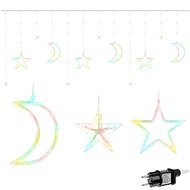 ISO 11328 stars, moon 138 LED multicolour - Light Chain