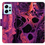 iSaprio flip pouzdro Abstract Dark 02 pro Xiaomi Redmi Note 12 5G - Phone Cover