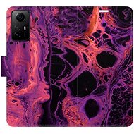 iSaprio flip pouzdro Abstract Dark 02 pro Xiaomi Redmi Note 12S - Phone Cover