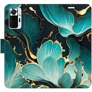 iSaprio flip pouzdro Blue Flowers 02 pro Xiaomi Redmi Note 10 Pro - Phone Cover