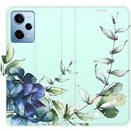 iSaprio flip case Blue Flowers for Xiaomi Redmi Note 12 Pro 5G / Poco X5 Pro 5G - Phone Cover