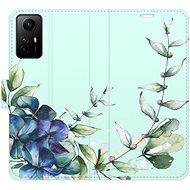 iSaprio flip pouzdro Blue Flowers pro Xiaomi Redmi Note 12S - Phone Cover