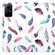 iSaprio flip pouzdro Colorful Feathers pro Xiaomi Redmi Note 12S - Phone Cover